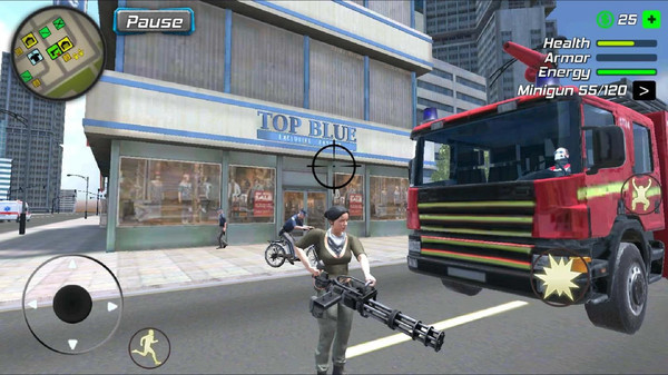 城市女警 行动 眼前 元素 之旅 射击类游戏 模拟 警察 守护 消灭 射击 手机游戏  第1张