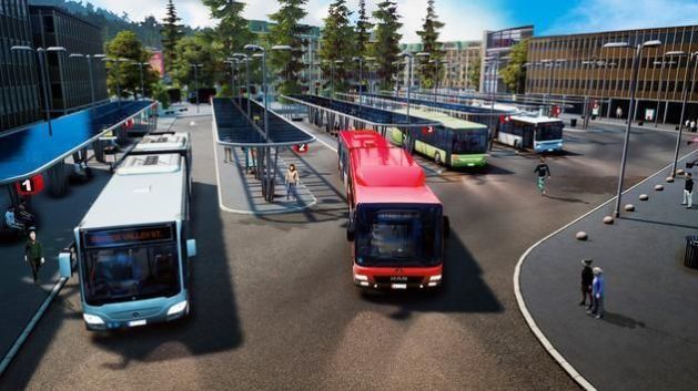 客运巴士模拟器无限金币手机版 在行 路上 行车 驾驶模拟 大巴车 巴士模拟 模拟器 金币 驾驶 模拟 手机游戏  第1张