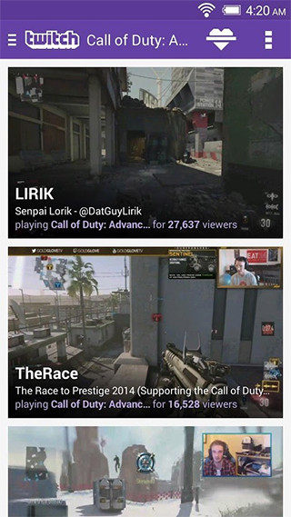 Twitch免google服务版 炉石 评测 守望 战役 重播 处于 在直播 主播 googl google 手机软件  第5张