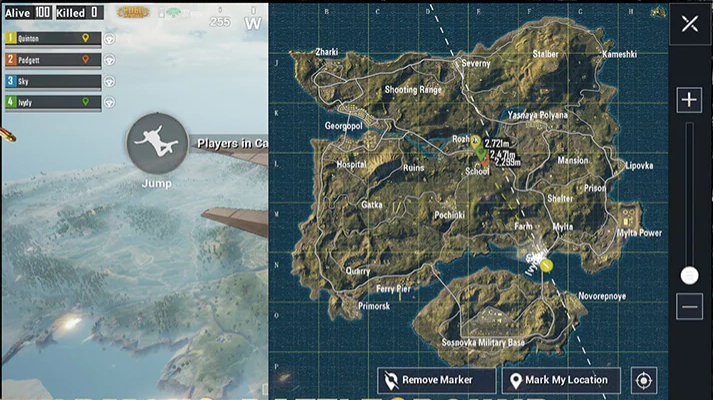 PUBG Mobile 逃脱 mobile 策略 语音聊天 射击 对抗 音频 轨迹 元素 枪支 手机游戏  第4张