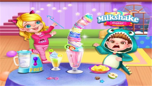 奶昔制作模拟 可口 美味 苹果 食物 休闲 模拟类游戏 巧克力 金币 模拟 奶昔 手机游戏  第2张