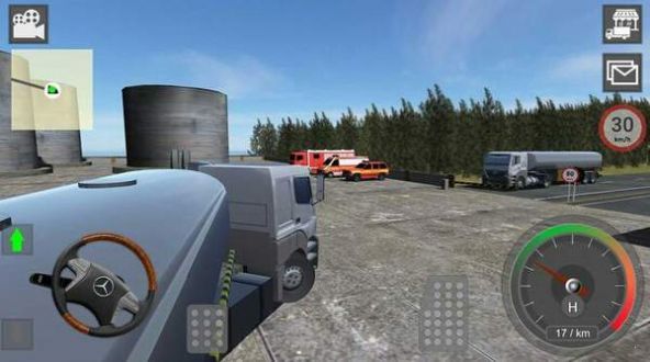 梅赛德斯卡车模拟器无限金币版 赛道 第一视角 驾驶 模拟器 金币 卡车模拟 赛德斯 模拟 梅赛德斯 卡车 手机游戏  第2张