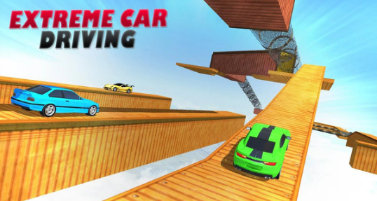汽车高空驾驶 下载吧 游戏结束 手机游戏 模拟驾驶 驾驶游戏 驾驶模拟 模拟 赛道 赛车 驾驶 手机游戏  第1张