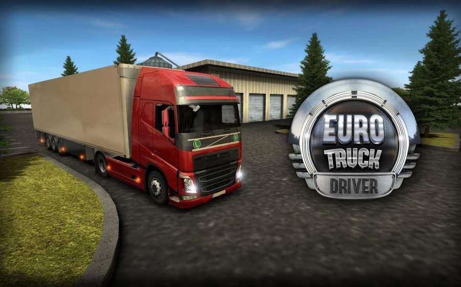 欧洲卡车司机无限金币版 探索 街景 下载吧 一步一步 欧洲地图 模拟 驾驶 卡车司机 金币 卡车 手机游戏  第1张