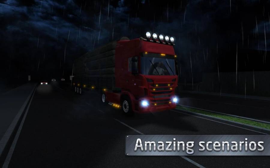 欧洲卡车司机汉化版 探索 小高 摇杆 重力 模拟驾驶游戏 驾驶 汉化版 卡车司机 汉化 卡车 手机游戏  第1张