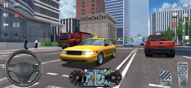 出租车驾驶模拟游戏全车辆解锁版 无比 金币 路上 豪车 模拟驾驶 模拟游戏 驾驶模拟 出租车 模拟 驾驶 手机游戏  第1张