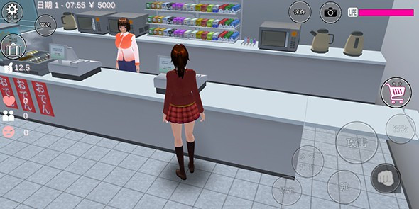 樱花校园模拟器高级版2020 女生 上课 探索 未知 行车 买道 好玩的游戏 樱花 模拟器 模拟 手机游戏  第1张