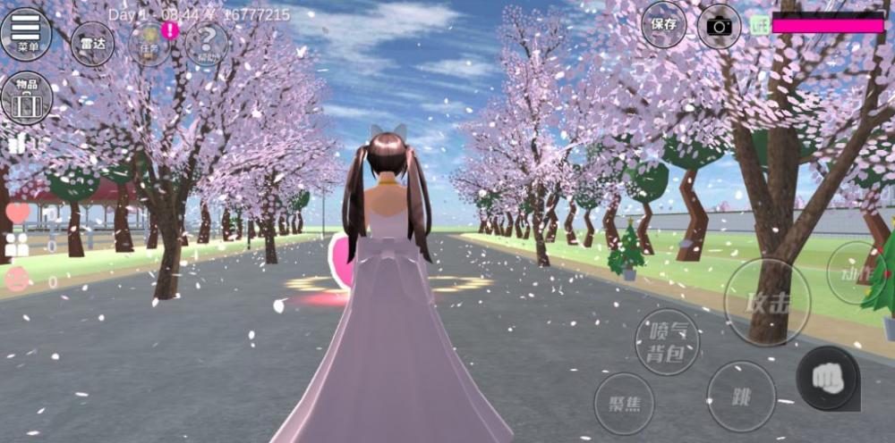 樱花校园模拟器1.036.07版 探索 天空 模拟类游戏 在等待 图形 多乐 冒险 模拟器 樱花 模拟 手机游戏  第1张