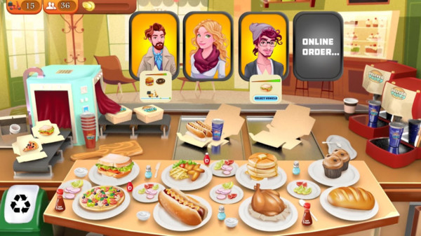 美食快递员 来往 路上 路线 美味 模拟 派对 食物 经营 模拟经营类游戏 快递员 手机游戏  第1张