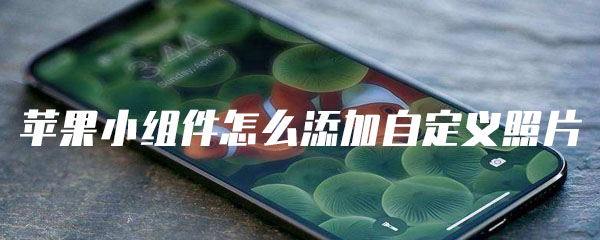 苹果小组件怎么添加自定义照片 软件园 桌面时钟 苹果最新系统 s14 ios ios1 自定义 苹果 小组 组件 新闻资讯  第1张