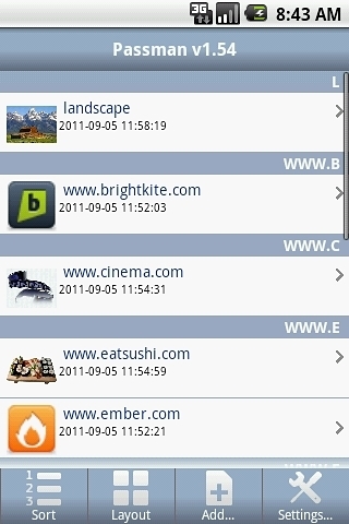 PassmanLite密码管理器 安卓版截图3