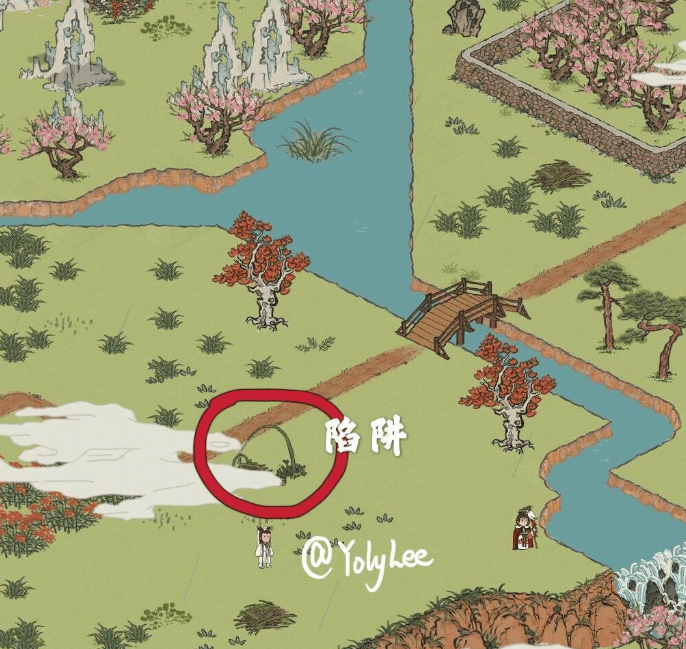 江南百景图桃花村陷阱位置 江南百景图陷阱在哪 小树 兔子 树林 地洞 地点 村庄 喵喵 桃花村 桃花 江南 陷阱 新闻资讯 第1张 江南百景图桃花村陷阱位置 江南百景图陷阱在哪 小树 兔子 树林 地洞 地点 村庄 喵喵 桃花村 桃花 江南 陷阱 新闻资讯 第1张
