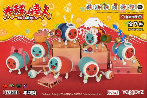 《太鼓达人》盲盒玩具今日开启预售 售价78元/只 隐藏 天正 丰收 材质 4c 太鼓 达人 太鼓达人 新闻资讯  第1张