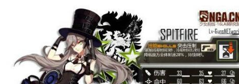 少女前线Spitfire怎么样属性怎么样 意想不到 综合素质 错误 好啦 立绘 勉强 看好 手枪 突击 星级 培养 少女前线 前线 少女 pit fir fire 新闻资讯  第2张