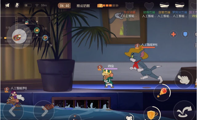 猫和老鼠手游：全新地图大都会优化 猫方优势全无 游戏动画 攀爬 猫和老 地点 猫和老鼠手游 剑客 猫和老鼠 猫和 猫鼠 老鼠 游戏地图 游戏道具 桌面 地铁 餐厅 大都会 道具 新闻资讯  第9张