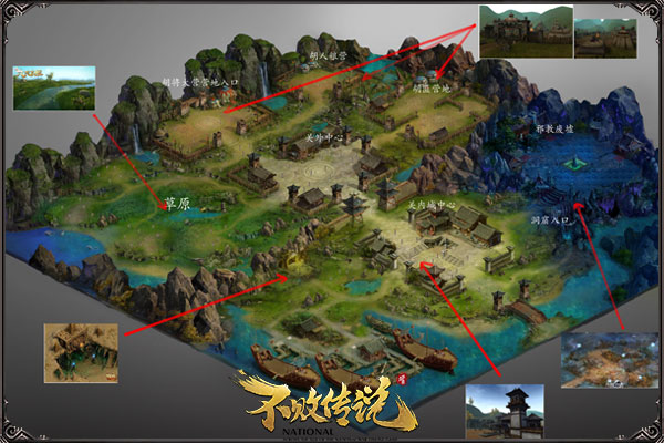 《不败传说》新场景曝光:又一个雄安？ 原地 千家 原画 缥缈 成仙 潜行 设计图 废墟 边境 又一 曝光 不败传说 不败 新闻资讯  第4张