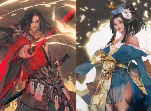 王者荣耀橘右京两版原画对比：由阴柔变得伟岸 程咬金感觉被冒犯 程咬金 曝光 冒犯 开心 新英雄 一瞬间 王者荣耀 火舞 不知火舞 原画 橘右京 新闻资讯  第1张