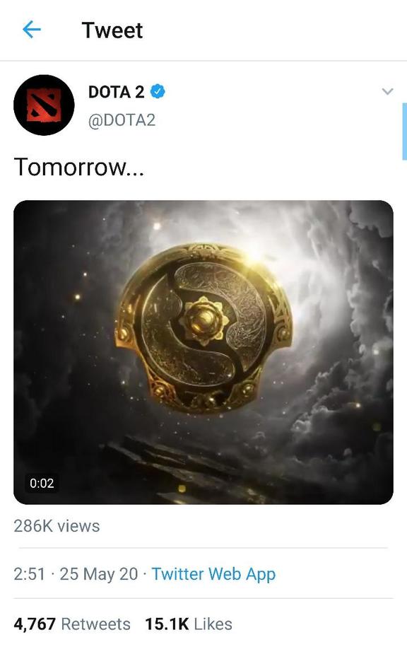官方确认!DOTA2 TI10勇士令状将于明日推出! 推特 明日 不朽 ti1 北京时间 dota dota2 新闻资讯 第1张 官方确认!DOTA2 TI10勇士令状将于明日推出! 推特 明日 不朽 ti1 北京时间 dota dota2 新闻资讯 第1张