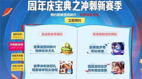 王者荣耀周年庆预热活动详情 大量英雄碎片与专属头像框免费拿 ico 流水 狂欢 段位 大奖 除此之外 英雄学院 好礼 终极 10月10 神秘 10月1 王者荣耀周年庆 蛋糕 徽章 周年庆 周年 王者荣耀 头像 像框 新闻资讯 第1张 王者荣耀周年庆预热活动详情 大量英雄碎片与专属头像框免费拿 ico 流水 狂欢 段位 大奖 除此之外 英雄学院 好礼 终极 10月10 神秘 10月1 王者荣耀周年庆 蛋糕 徽章 周年庆 周年 王者荣耀 头像 像框 新闻资讯 第1张