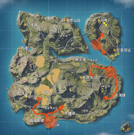 荒野行动椰子头盔在哪儿捡？椰子头盔刷新地点地图坐标分享 搜刮 隐藏 告诉 小伙伴 底下 阴影 隐蔽 野外 低调 防御 坐标 天命 掩体 打野 地点 行动 荒野行动 荒野 头盔 新闻资讯  第2张