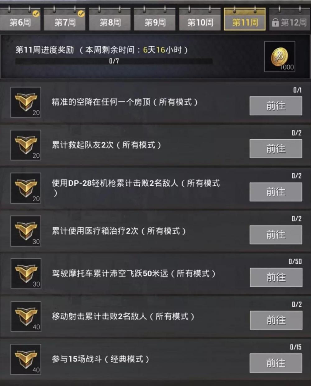 绝地求生刺激战场第十一周赛季任务攻略：骑摩托的人儿飞车党 山地 五一 射击 外号 长假 二周 刺激战场 飞行 击败 激战 扫射 空降 摩托车 飞车 摩托 新闻资讯  第1张