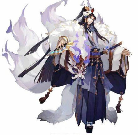 阴阳师大舅玉藻前男皮终于来了？上来快两年喜提第二套皮肤 那种 遇见 雪走 童子 死神 巫女 拼图 女式 奶嘴 荒川之主 面具 爷们 原画 周年 阴阳师 玉藻前 新闻资讯  第2张