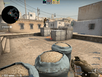 CSGO：什么年代了沙2的A大和B洞还守不住吗 教你两个单向烟！  新闻资讯  第1张