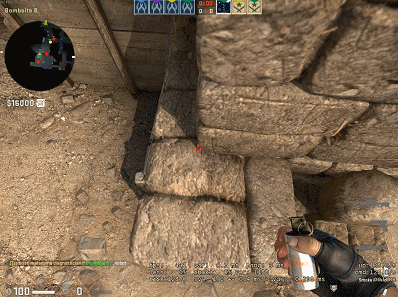 CSGO：什么年代了沙2的A大和B洞还守不住吗 教你两个单向烟！  新闻资讯  第4张