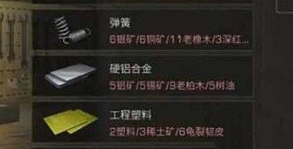 明日之后弹簧怎么做？弹簧配方制作攻略 自己动手 蓝晶石 突击 塔尔 收集 步枪 枪械 突击步枪 采集 蓝晶 庄园 半成品 配件 深红 银矿 明日 明日之后 配方 新闻资讯  第2张