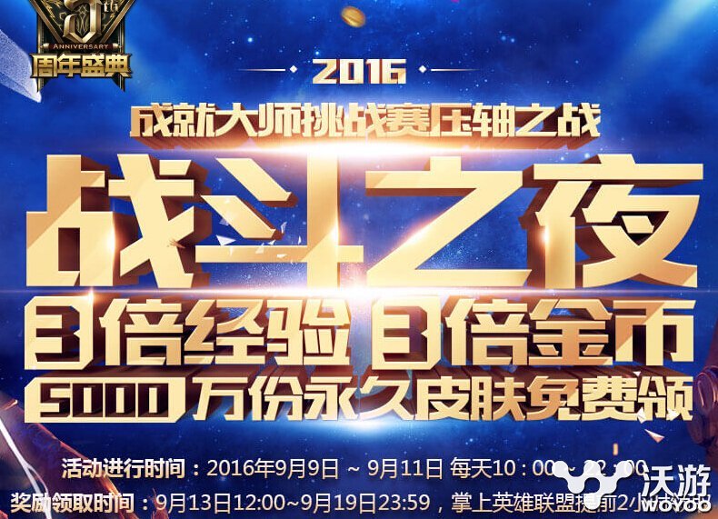 2016lol战斗之夜开启浅谈如何得更多皮肤 最高 打到 福利 垃圾 排位 节奏 水晶 攻防 永久 浅谈 小号 段位 成就 lol lol战斗之夜 金币 战斗之夜 新闻资讯  第1张