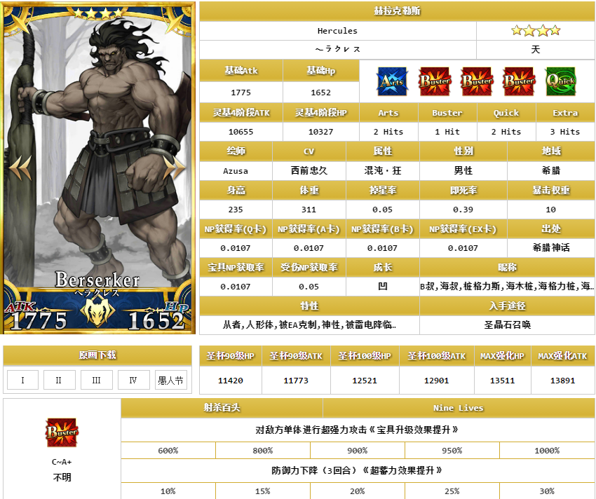 FateGo国服英灵简评:赫拉克勒斯 B叔 英灵 星星 心眼 时机 考验 果加 发动 fat ego fate 赫拉克勒斯 fatego 续航 boss 爆发 新闻资讯 第1张 FateGo国服英灵简评:赫拉克勒斯 B叔 英灵 星星 心眼 时机 考验 果加 发动 fat ego fate 赫拉克勒斯 fatego 续航 boss 爆发 新闻资讯 第1张