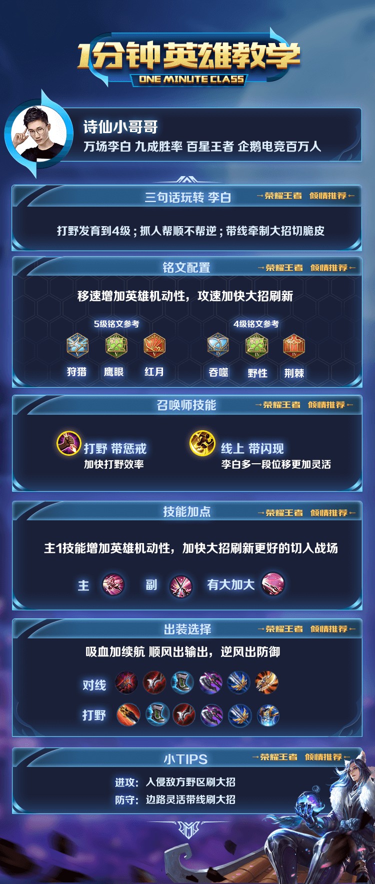 王者荣耀李白怎么玩?李白使用技巧分享 王者荣耀 李白怎么玩 王者荣耀李白 王者荣耀李白怎么玩 李白 新闻资讯 第1张 王者荣耀李白怎么玩?李白使用技巧分享 王者荣耀 李白怎么玩 王者荣耀李白 王者荣耀李白怎么玩 李白 新闻资讯 第1张