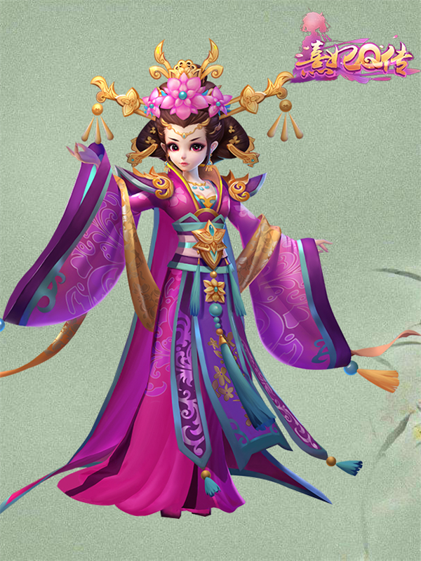 萌系宫廷风 《熹妃Q传》3D人物设计赏  新闻资讯  第6张