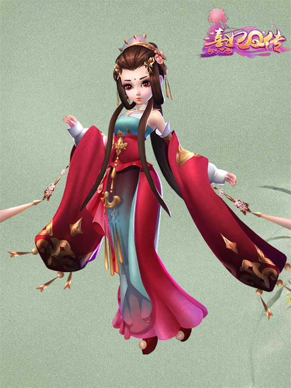 萌系宫廷风 《熹妃Q传》3D人物设计赏  新闻资讯  第7张