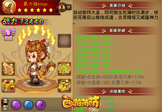 猴子来组队 塔人《西游萌萌》中的四只“猴”  新闻资讯  第3张