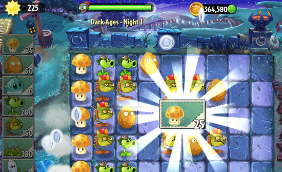 《植物大战僵尸2：黑暗时代》第1、2关攻略 黑暗 大战僵尸2 大战 植物大战 大战僵尸 植物大战僵 物大战僵尸 植物大战僵尸 植物 僵尸 新闻资讯  第6张
