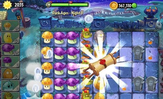 《植物大战僵尸2：黑暗时代》第9关图文攻略 大战僵尸2 植物大战 大战僵尸 植物大战僵 物大战僵尸 植物大战僵尸 黑暗时代 黑暗 植物 僵尸 新闻资讯  第6张