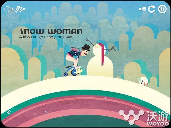 《雪地单车》评测：来一场唯美奇特的大冒险 主角 cycle 冰天雪地 评测 大冒险 奇特 唯美 雪地 冒险 单车 新闻资讯  第1张