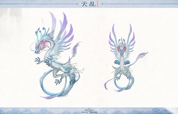 山海异兽，心灵相通《天乩》手游坐骑视频首曝 蜗牛 原画 截图 山海 神话 白蛇传 白蛇传说 天乩之白蛇传说 天乩 应龙 新闻资讯  第5张