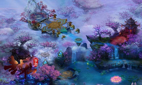 唯美仙境 9187《封仙》场景原画抢鲜看 游戏场景 玄幻 仙境 轩辕 唯美 仙踪 仙缘 仙踪林 仙侠 修仙 新闻资讯  第3张