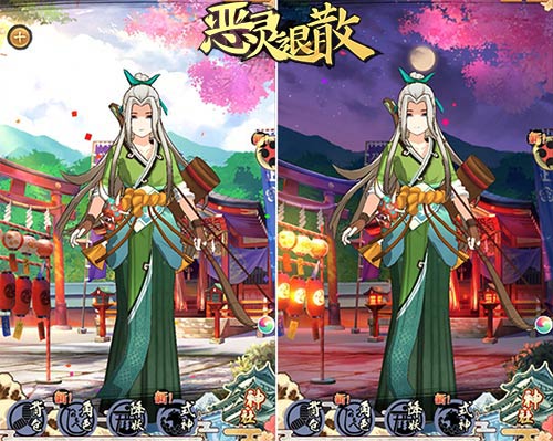 昼夜轮替四季变换，《恶灵退散》中的小彩蛋 唯美 次元 听听 休闲 樱花 昼夜 四季 彩蛋 神社 恶灵 新闻资讯  第1张
