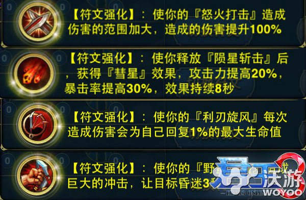 《君王3》各职业技能符文强化BUFF效果介绍 怒火 冲撞 划算 恢复 战士 职业技能 君王 强化 符文 新闻资讯  第2张
