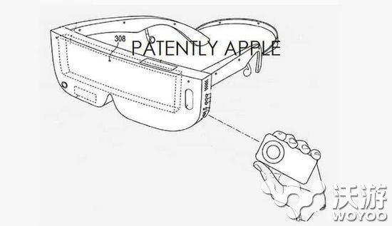 苹果获新专利 iPhone内嵌头戴设备体验虚拟现实 便携 框架 美国 眼前 远程 iphone 配件 苹果 虚拟现实 新闻资讯  第1张