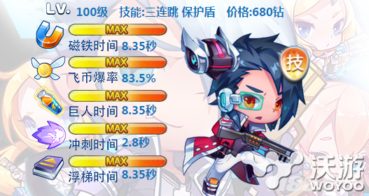 各显神通 《天天酷跑》三种类型角色全分析 道具 小伙伴 yoo oyo 无敌 魔力 复活 冲刺 天天酷跑 酷跑 新闻资讯  第1张