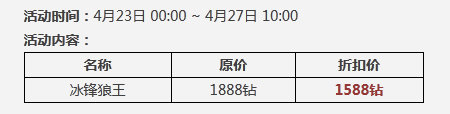《天天酷跑》俱乐部活动 冰锋狼王限时折扣 专区 坐骑 抢购 得分 冲刺 折扣 冰锋 狼王 天天酷跑 酷跑 新闻资讯  第2张