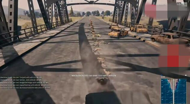 绝地求生：国外主播一车98杀 从桥头直接碾过桥尾 绝对 过桥 创造 本来 一个人 吉普车 怀疑 橙子 国外 主播 新闻资讯  第4张