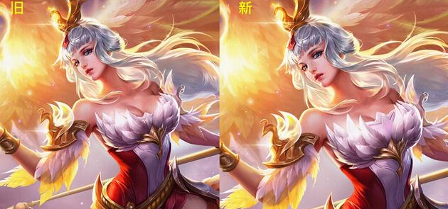 王者荣耀：新赛季六名女英雄惨遭“削弱”，新旧原画对比 暗夜猫娘 雅典娜 史诗 小伙伴 成年 王者荣耀 天气 女英雄 女英 原画 新闻资讯  第1张