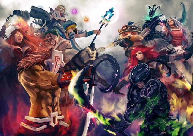 LOL的排面不如Dota 吗？人民网为电竞正名配图引发玩家热议！ 奖杯 竞技 6a 风暴 电子竞技 lol a0 f1 dota 电竞 新闻资讯  第1张