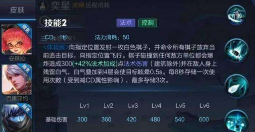 王者荣耀新英雄奕星技能曝光 目测比武则天还要强势！ 动图 明世隐 棋子 王者荣耀 要强 曝光 比武 武则天 奕星 新英雄 新闻资讯  第2张