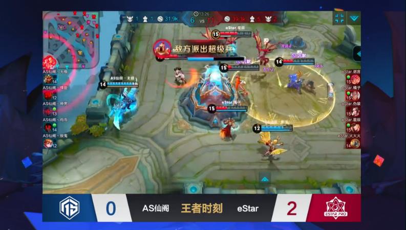 王者荣耀KPL秋季赛第六周 AS仙阁负于eStar或将面临降级！ 无痕 水晶 人头 比赛 鬼谷子 打的 暴君 秋季赛 王者荣耀 ar 新闻资讯  第5张